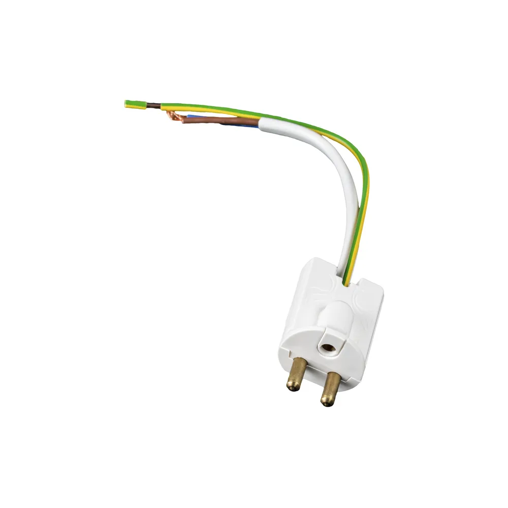Airam Interrupteur de lampe blanc, avec câble de , mis à la terre