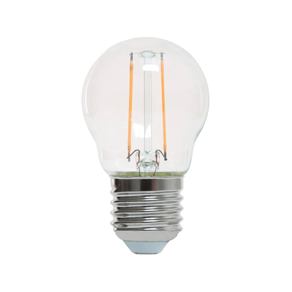 Airam Lampe à filament LED Airam - globe E27 clair, non-dimmable, 2,5w