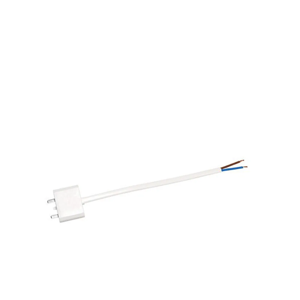 Airam Lampekontakt DCL hvid, med ledning 18 cm, ikke jordet