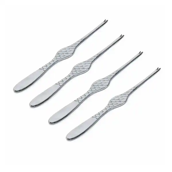 Colombina Fish skaldjursgaffel 4-pack, Rostfritt stål