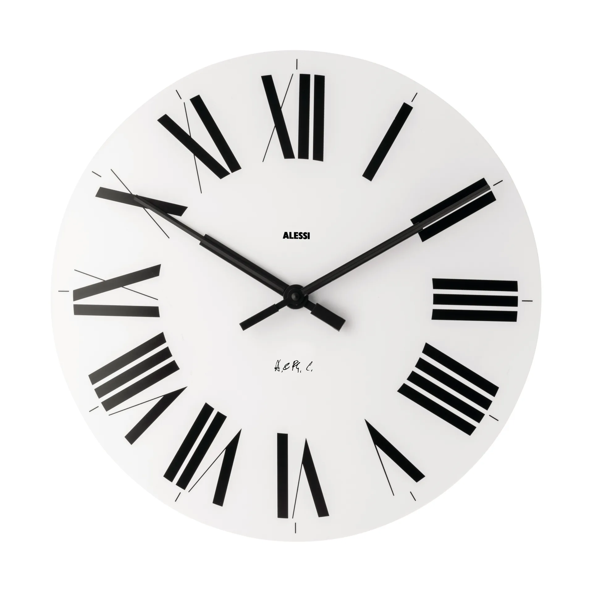 Alessi Horloge murale Firenze Ø Blanc