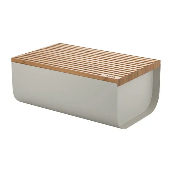 Mattina brödlåda 34 cm, Varm grå-bambu