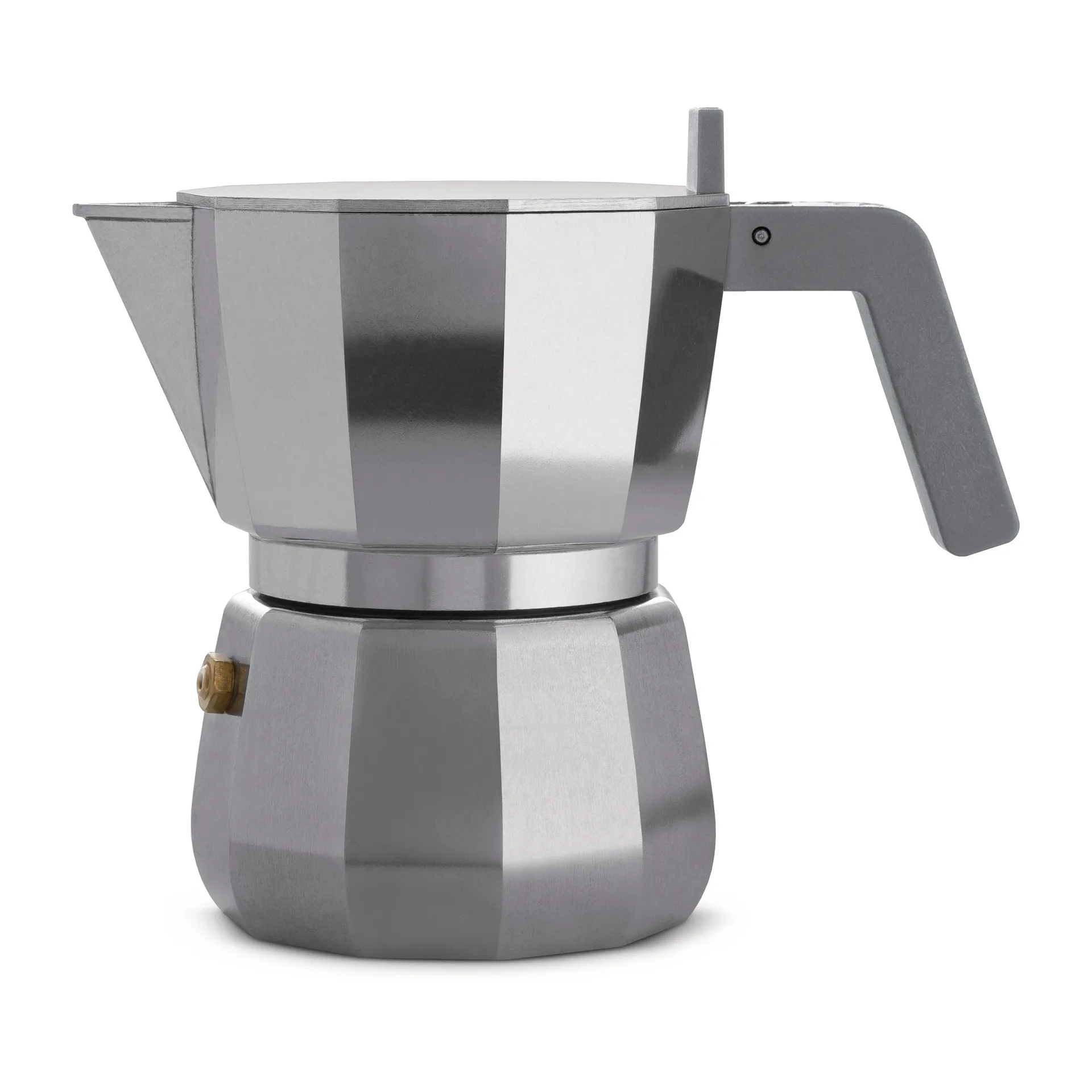 Alessi DC063 Mokka Espressomaskine - Sølv, 3 Kopper - 150ml