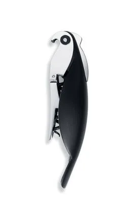 Alessi Parrot Proptrækker 13x3 cm Sort
