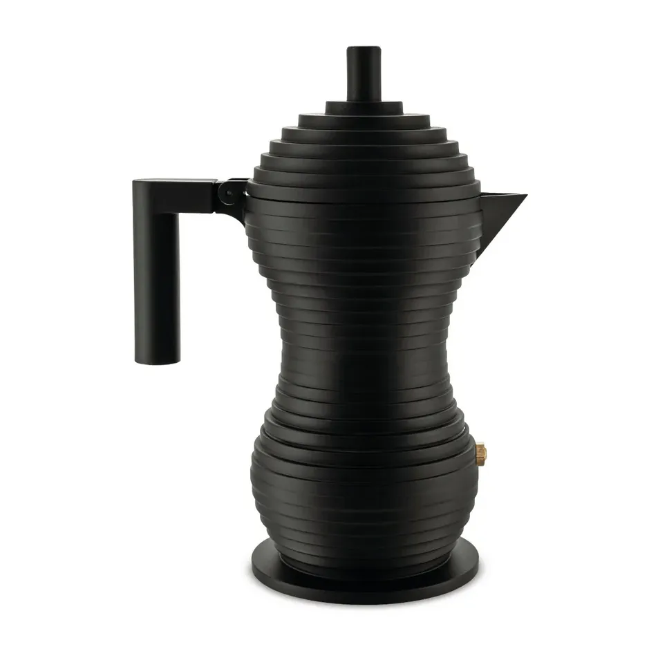 Alessi Pulcina espressomaskine sort 30 cl, 6 kopper billede