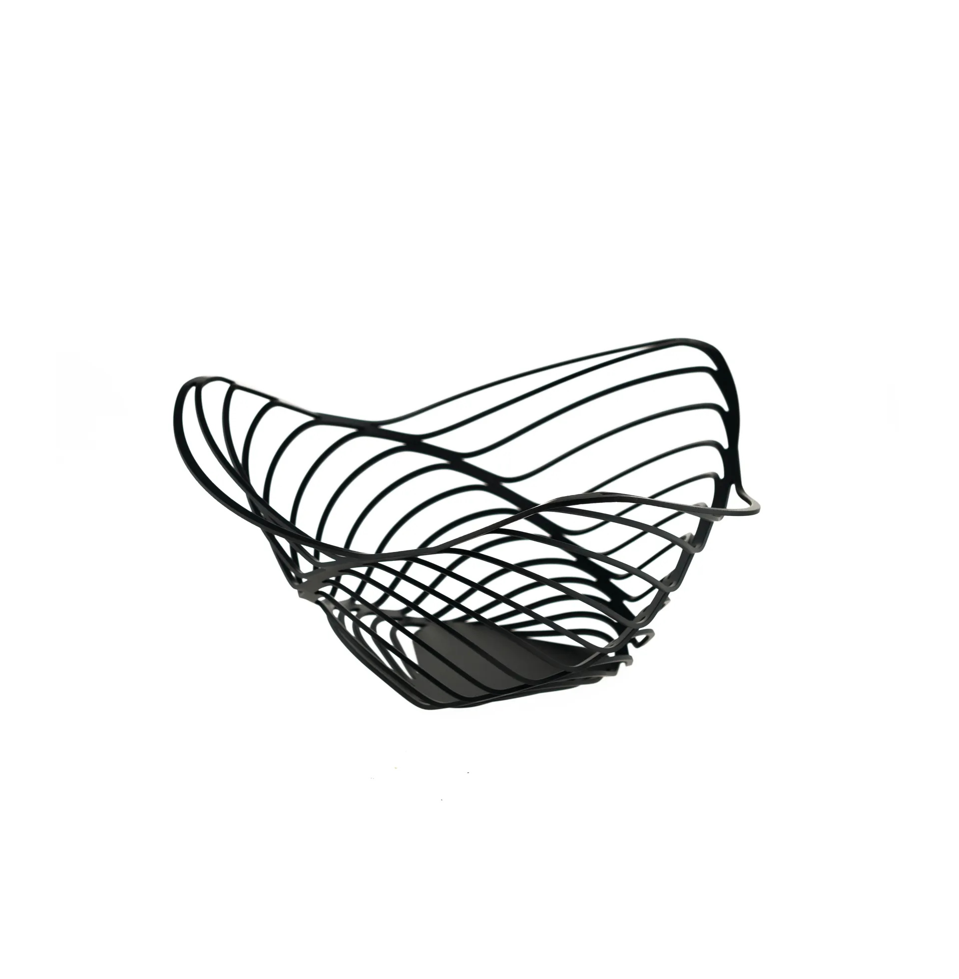 Alessi Trinity høj frugtkurv 26 cm Sort