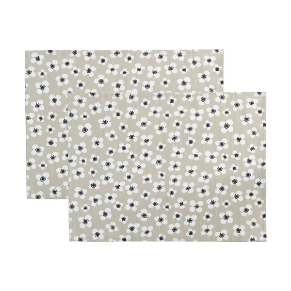 Belle Amie bordstablett 2-pack, Beige, 34x45 cm