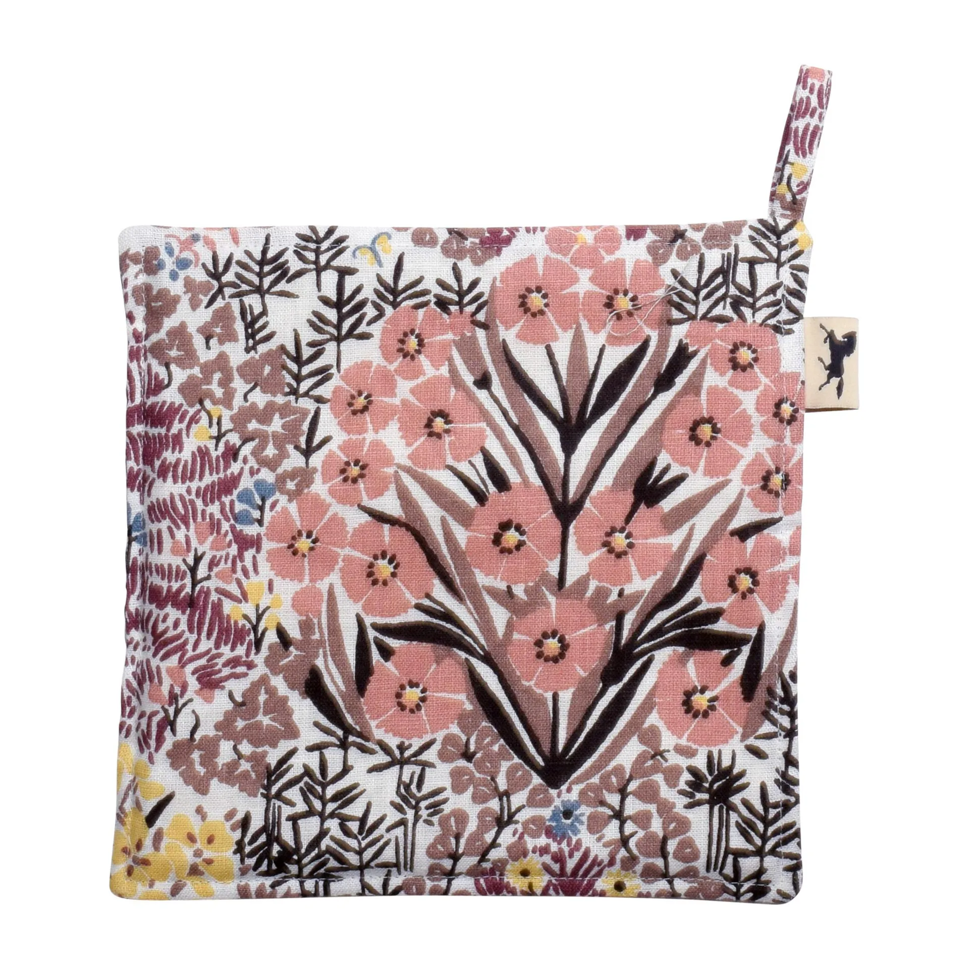 Almedahls Botanic Garden grydelap 23x23 cm Lyserød/Brun