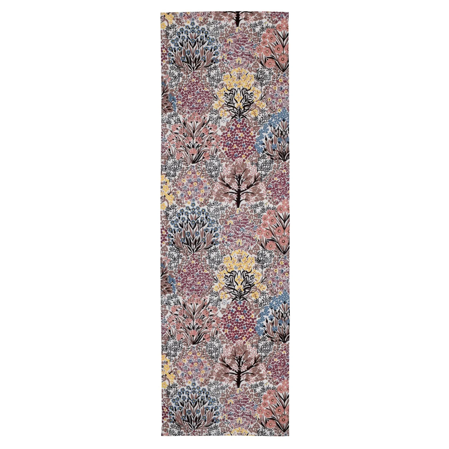 Almedahls Botanic Garden løber 45x150 cm Lyserød/Brun