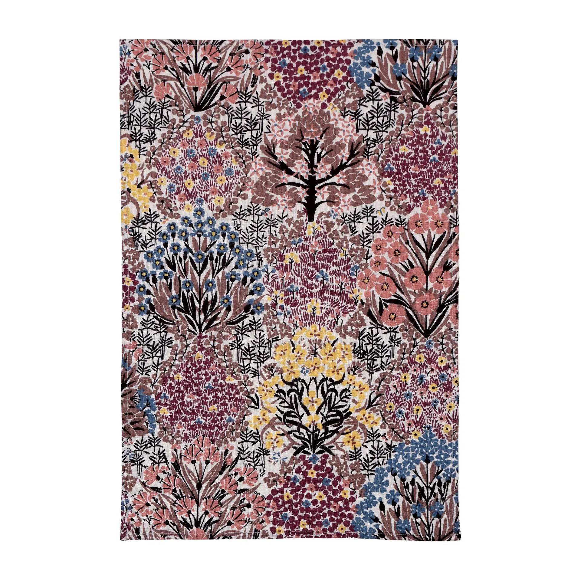 Almedahls Botanic Garden viskestykke 40x70 cm Lyserød/Brun