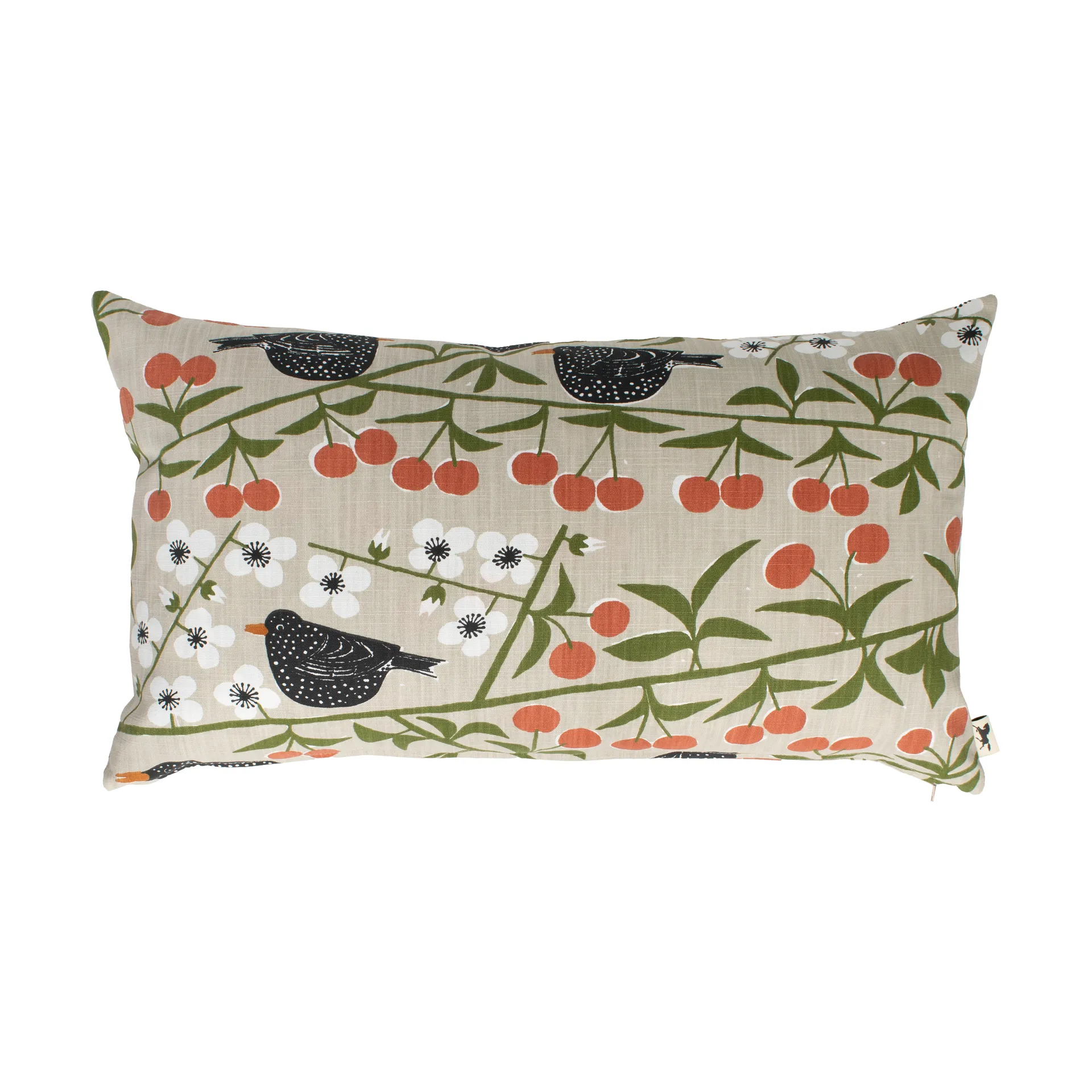 Almedahls Housse de coussin Körsbärsträdgården Beige cm