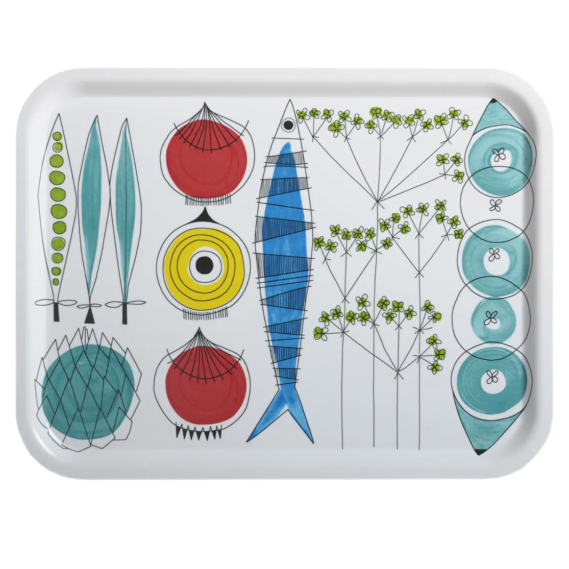 Almedahls Picknick bakke 33x43 cm Multi