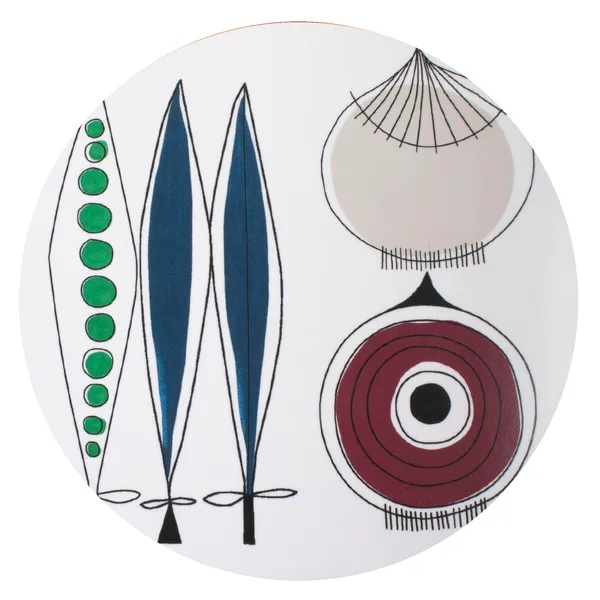 Picknick grytunderlägg lök Ø21 cm, Blå-multi