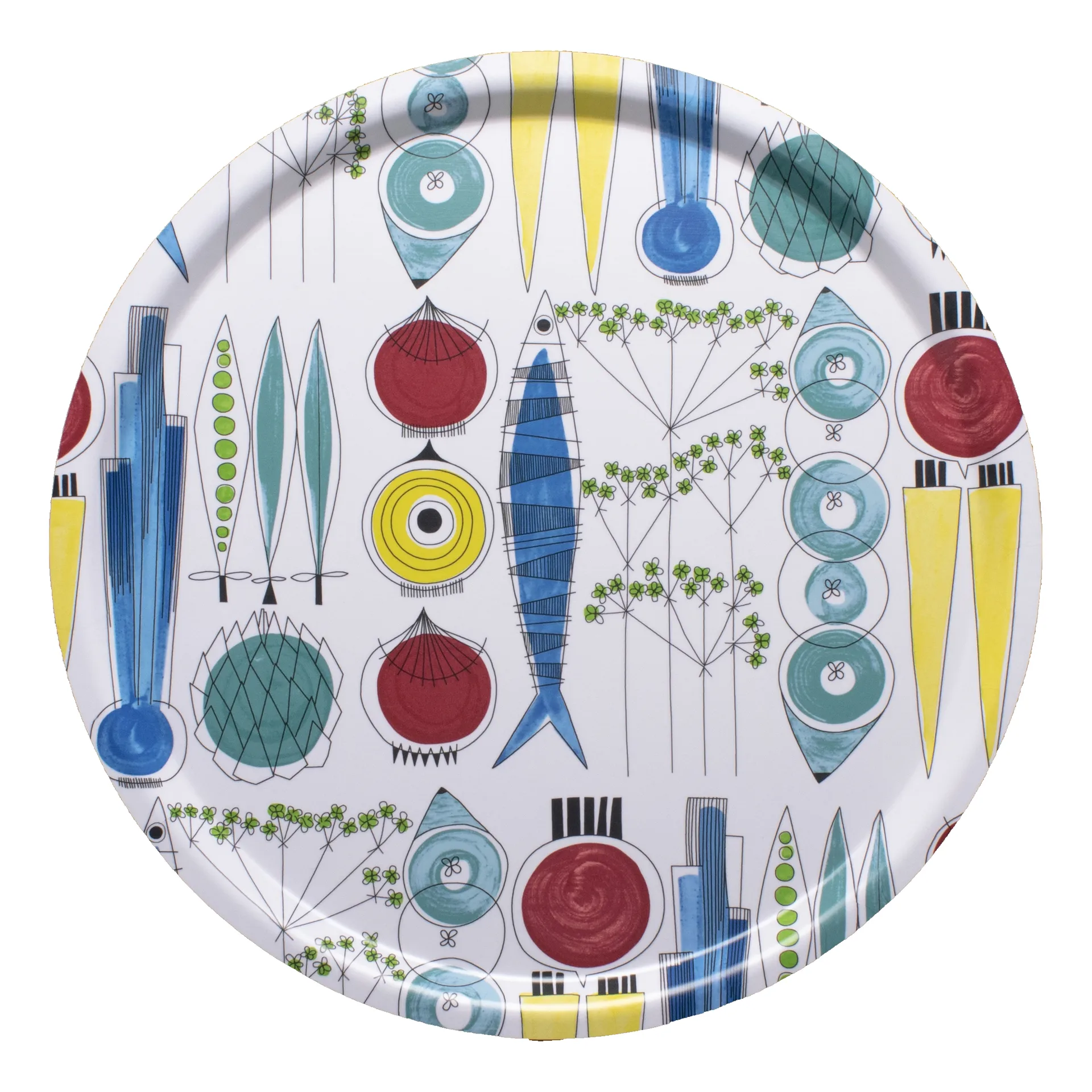 Almedahls Picknick rund bakke Ø38 cm Multi billede