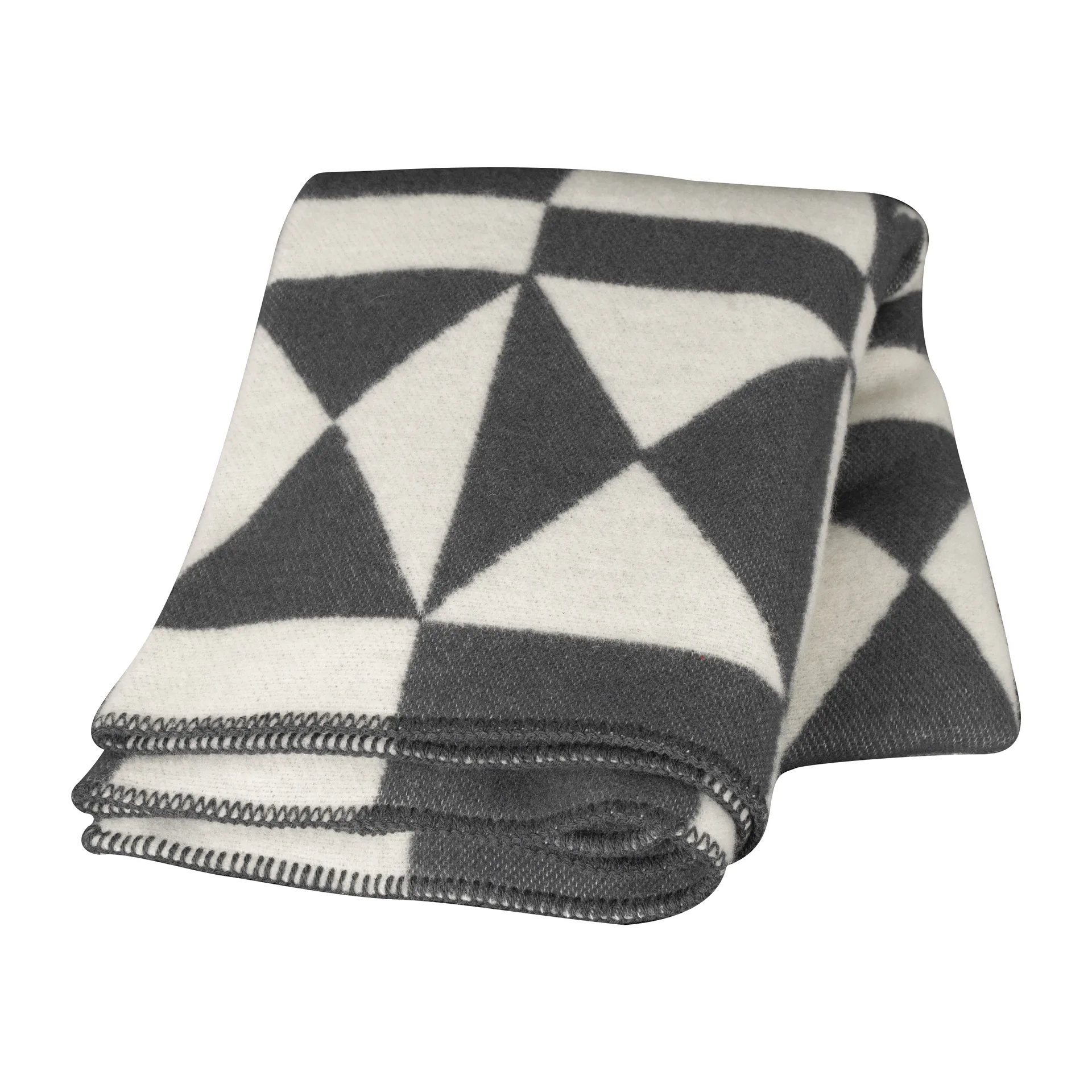 Almedahls Plaid en laine Bows cm Gris