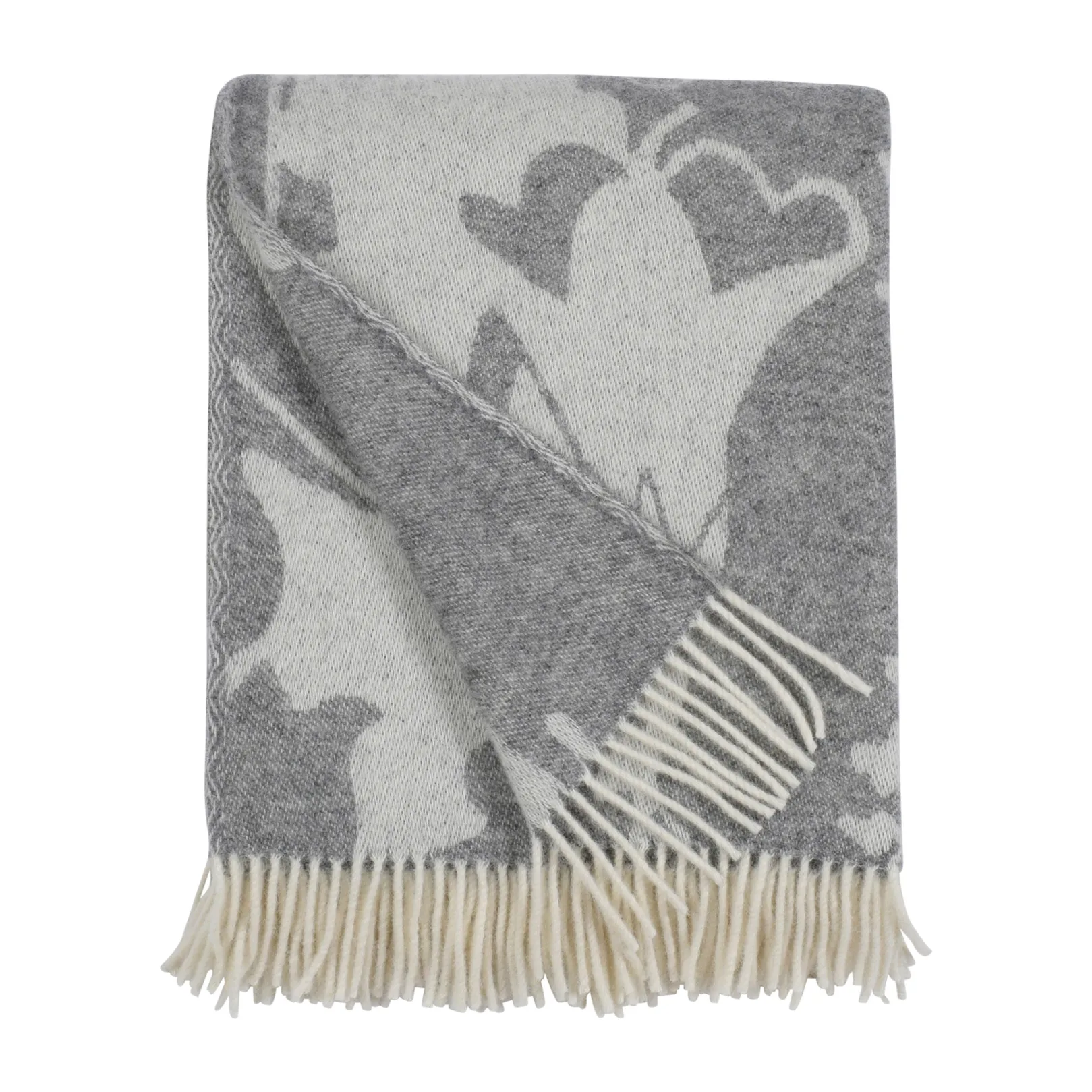 Almedahls Plaid Skogen cm Gris-blanc cassé