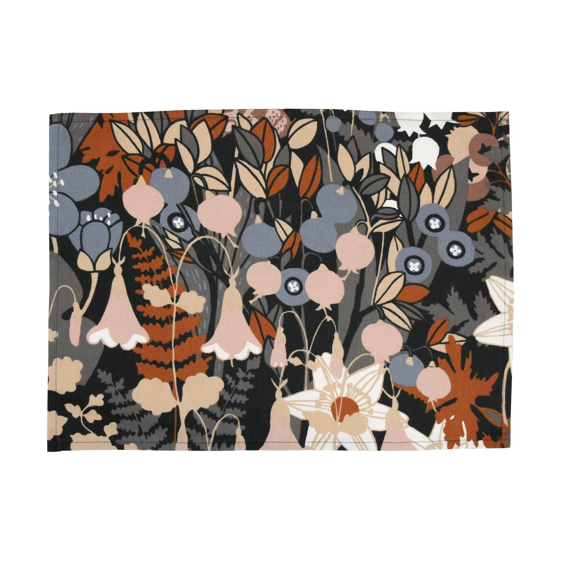 Almedahls Set de table Skogen cm, lot de 2 Bleu-marron