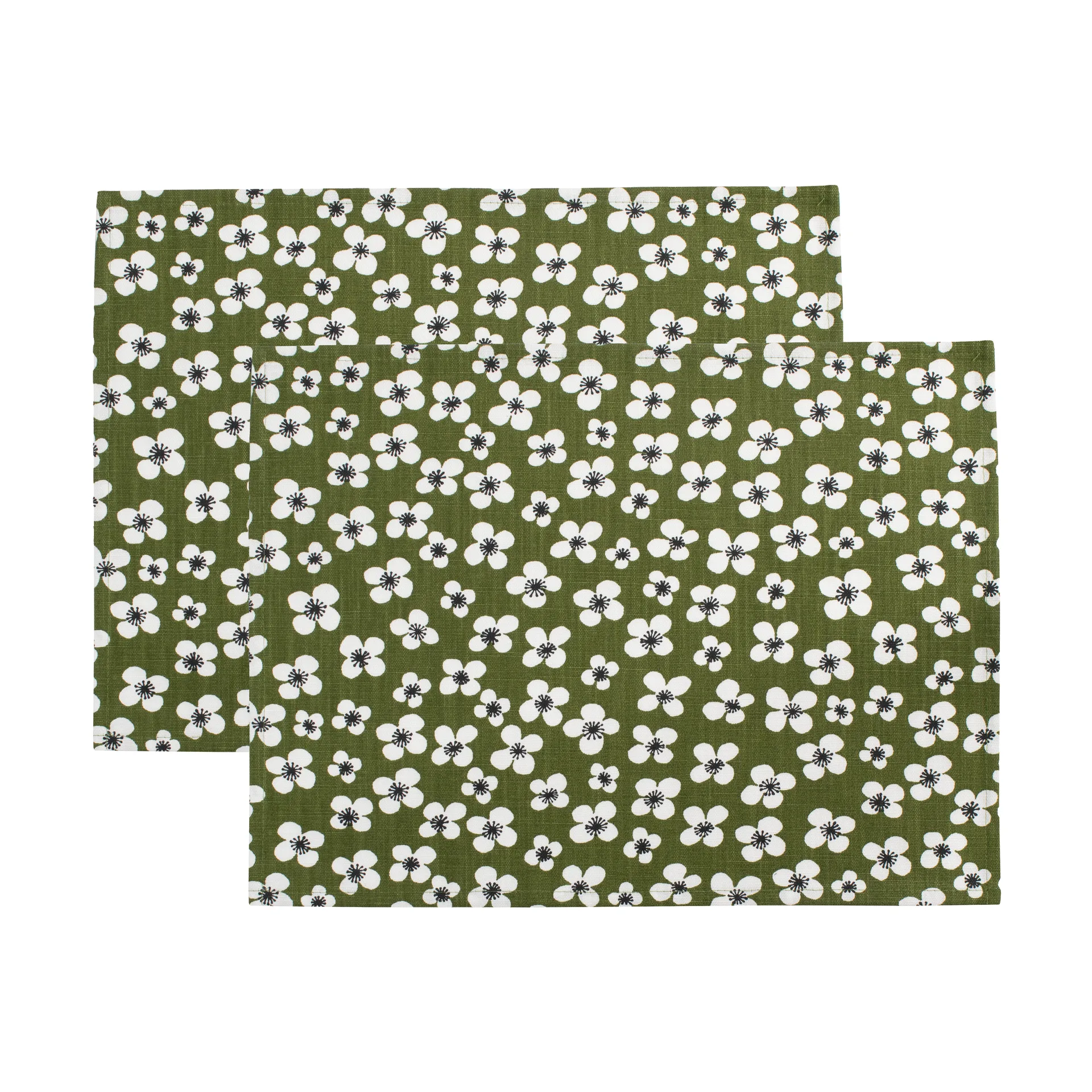Almedahls Tablette de table Belle Amie 2 pièces Vert foncé cm