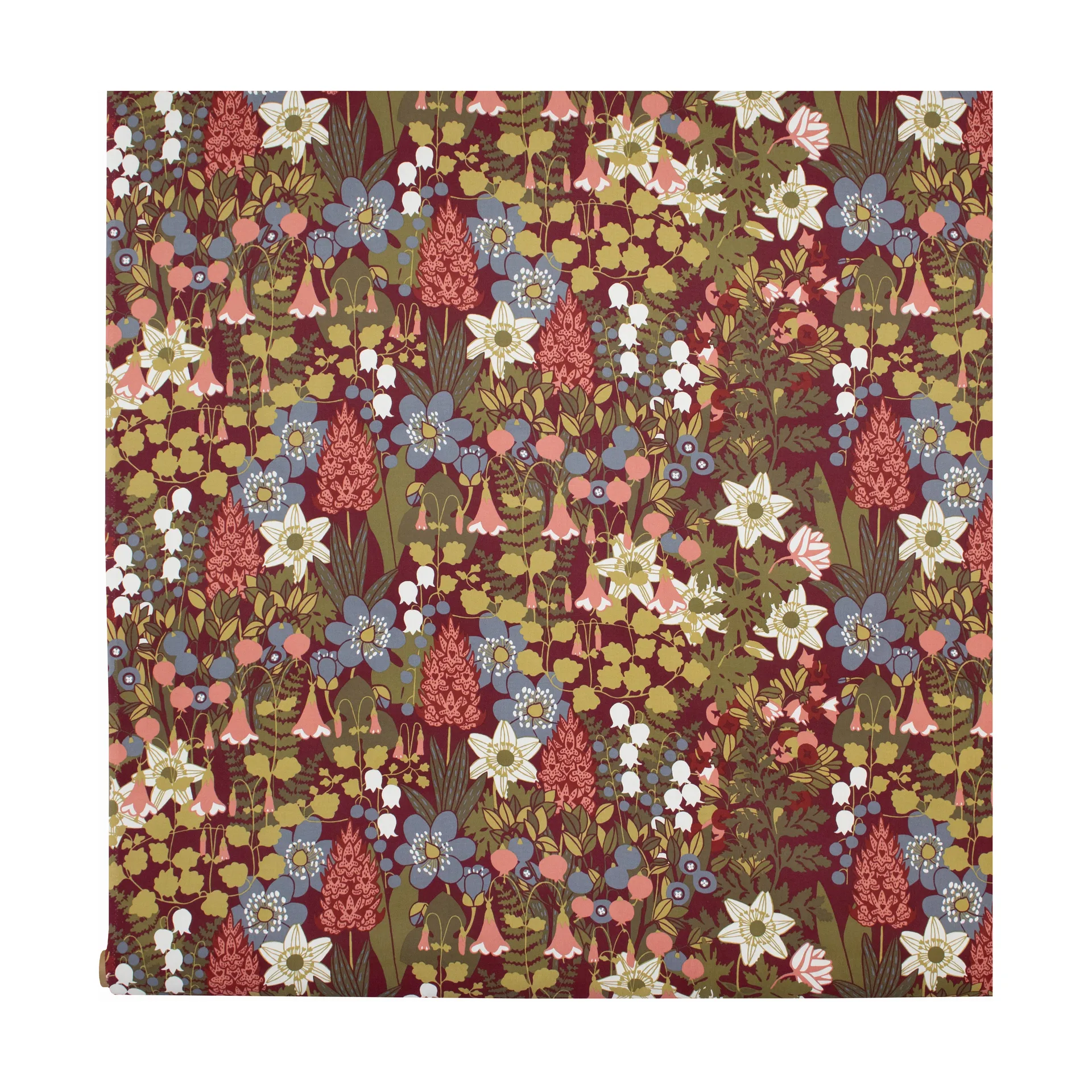 Almedahls Tissu Skogen Bordeaux
