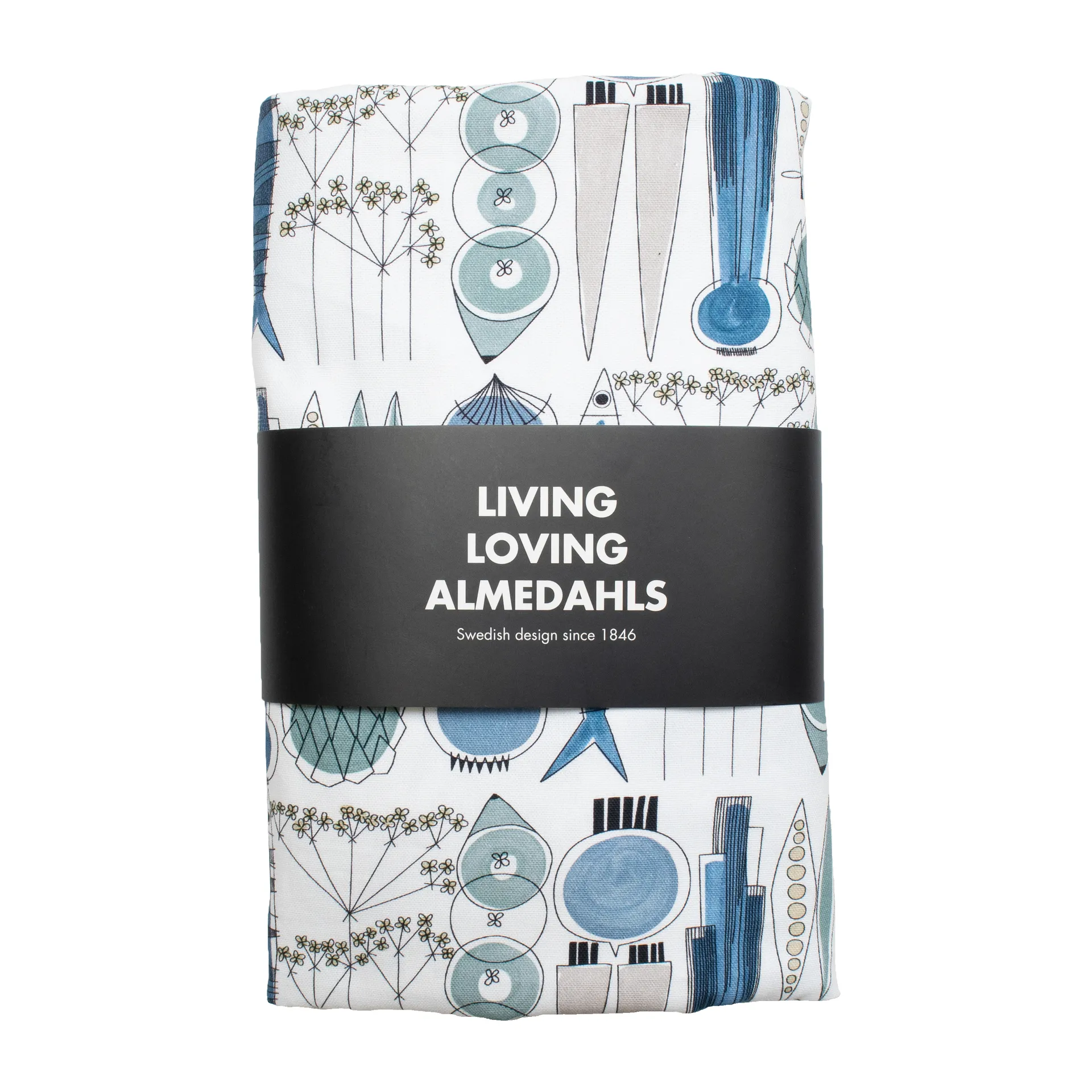 Almedahls Toile cirée Picknick cm Bleu-beige