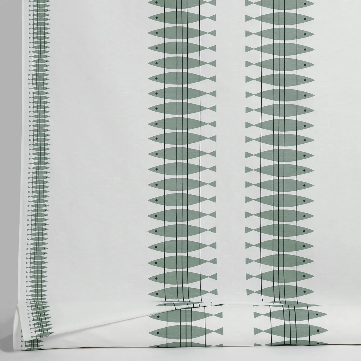 Almedahls Toile cirée Sill au mètre Gris vert
