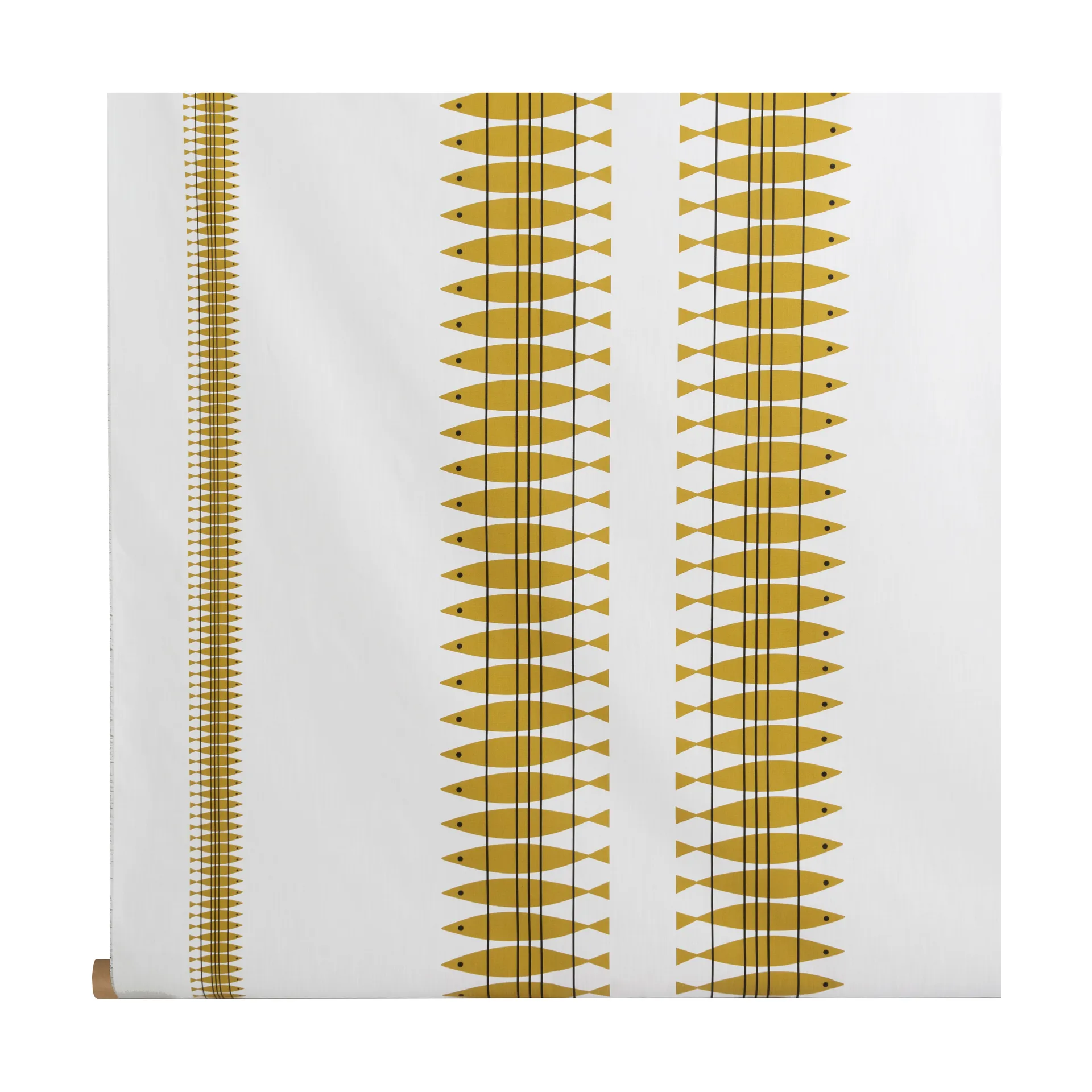 Almedahls Toile cirée Sill au mètre Ocre