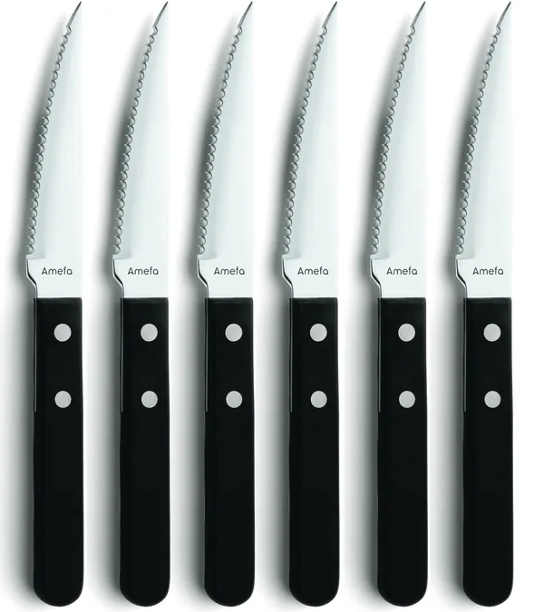 Pizza Noir grillkniv 6-pack
