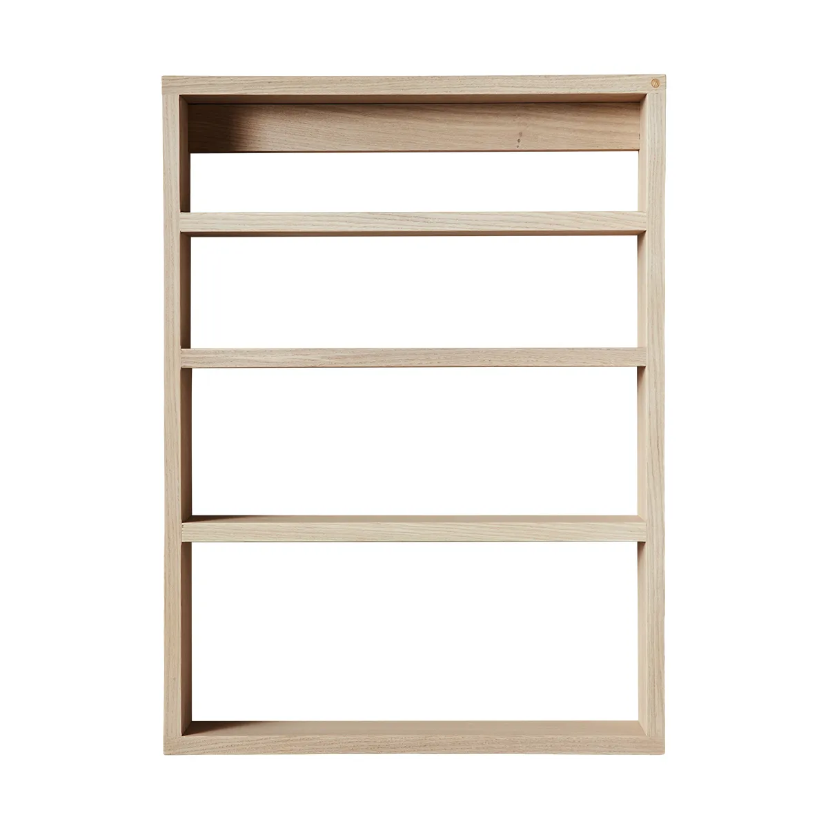 Andersen Furniture - A-Podium Shelf - Hvidpigm. , L52xD10xH70cm - 100% Massiv Eg - Hvidpigm Mat Lak