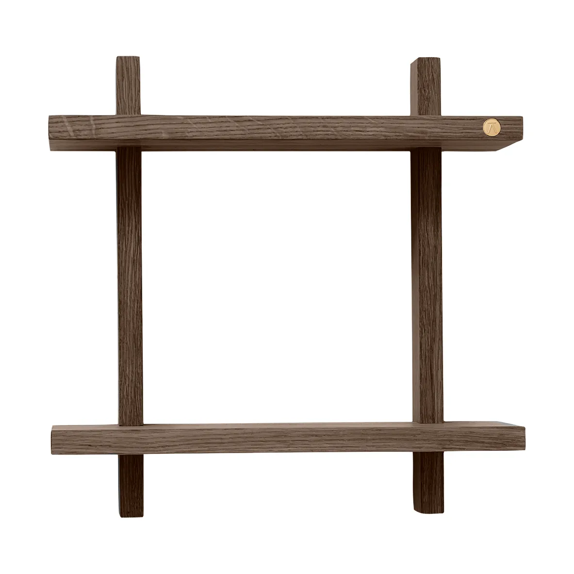 Andersen Furniture Étagère murale Treat double Smoked Oiled Oak, cm