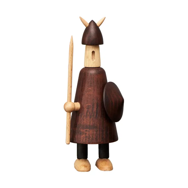 The vikings of Denmark träfigur Large, Stained beech