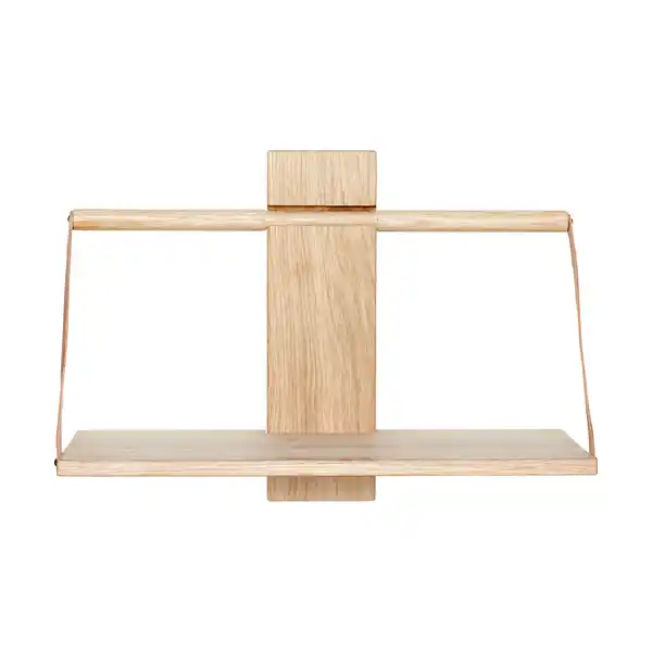 Wood Wall vägghylla Medium 45x20x32 cm, Oak