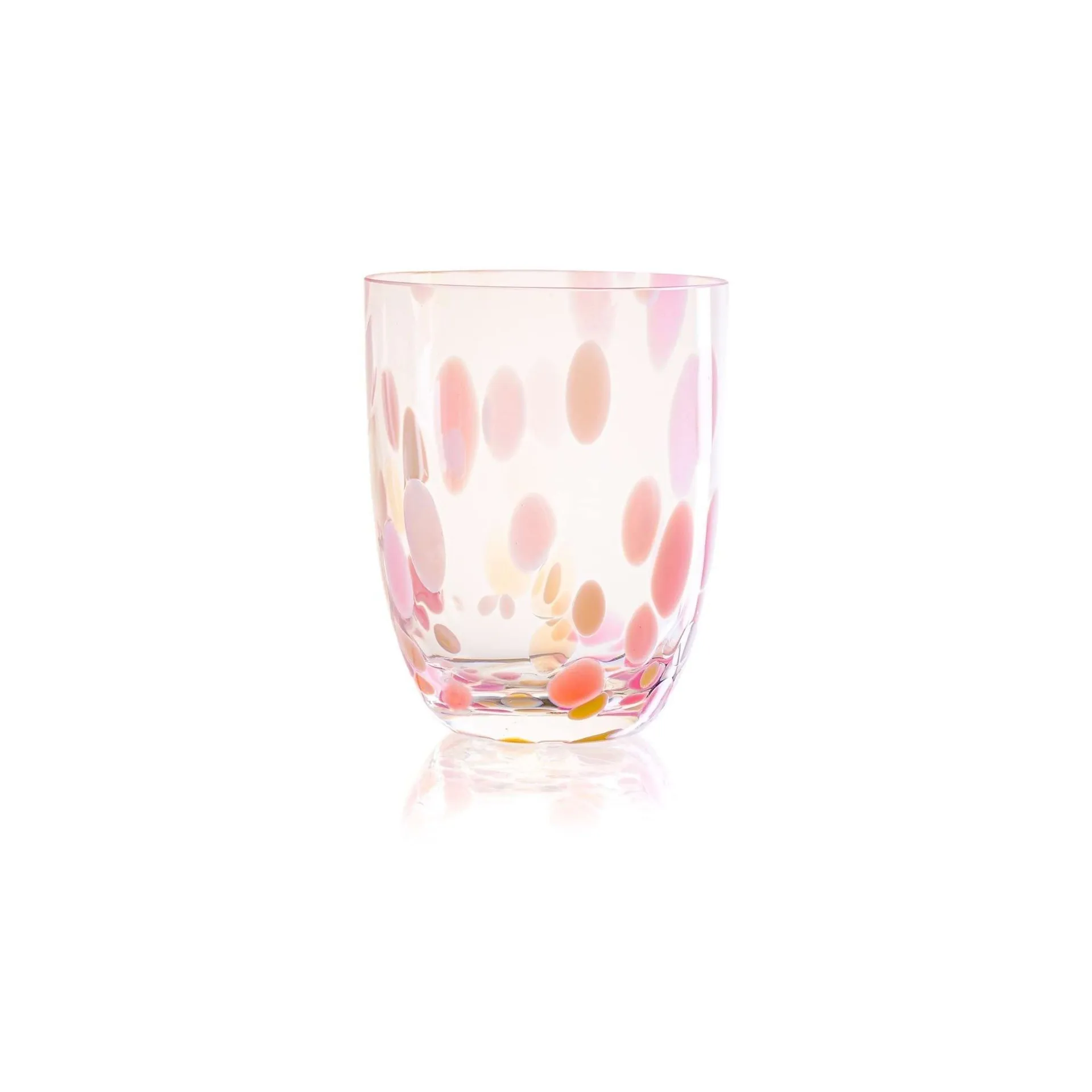 Anna Von Lipa Big Confetti drikkeglas 25 cl Lyserød-vanilje