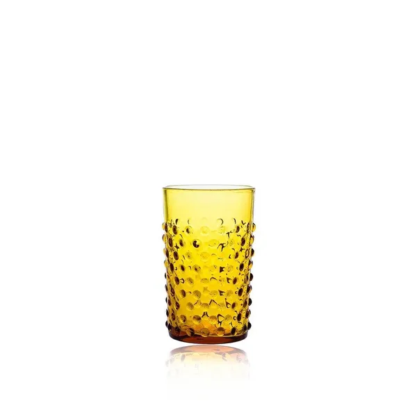 Hobnail glas 20 cl, Amber