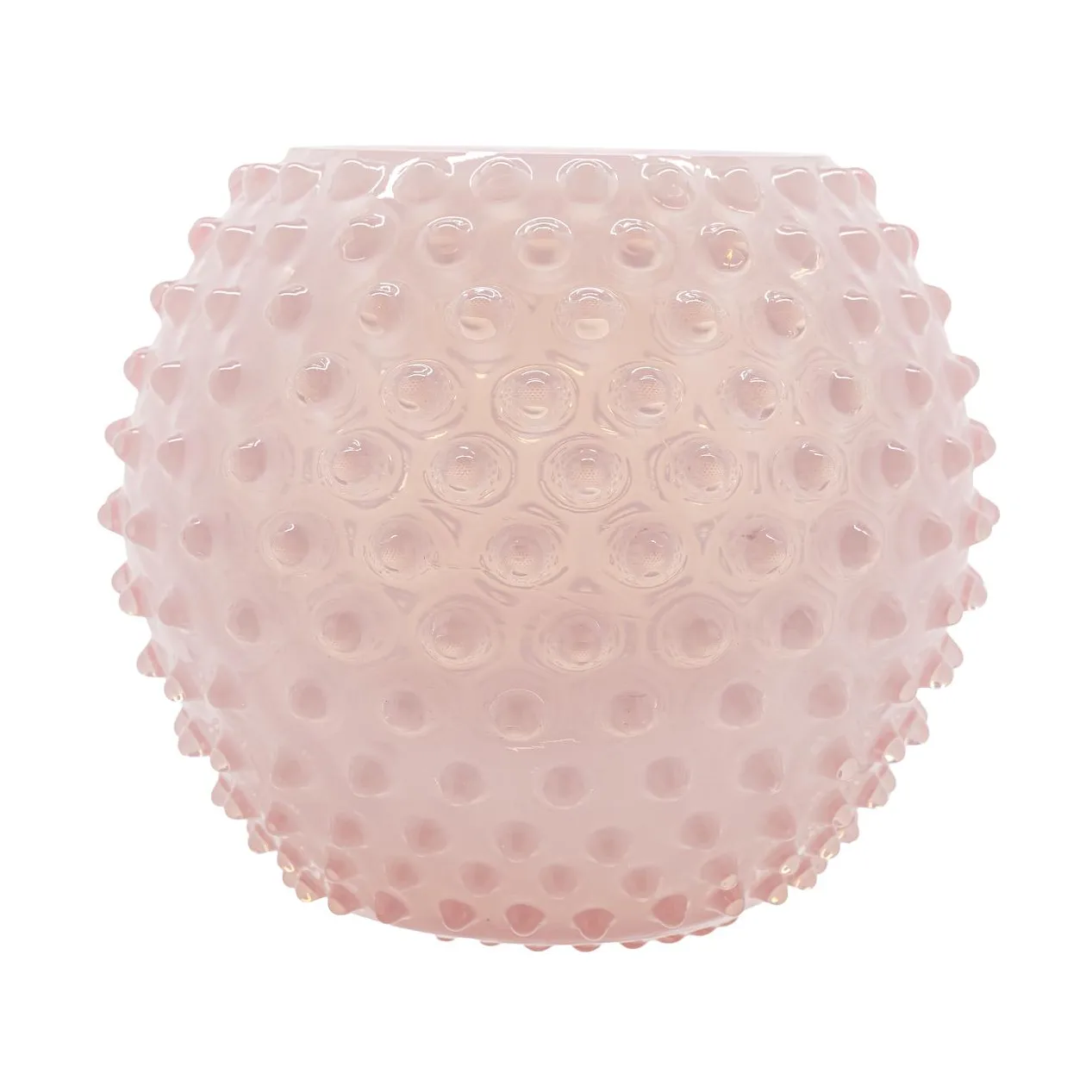 Anna Von Lipa Hobnail Globe vas 18 cm Soft Rosa