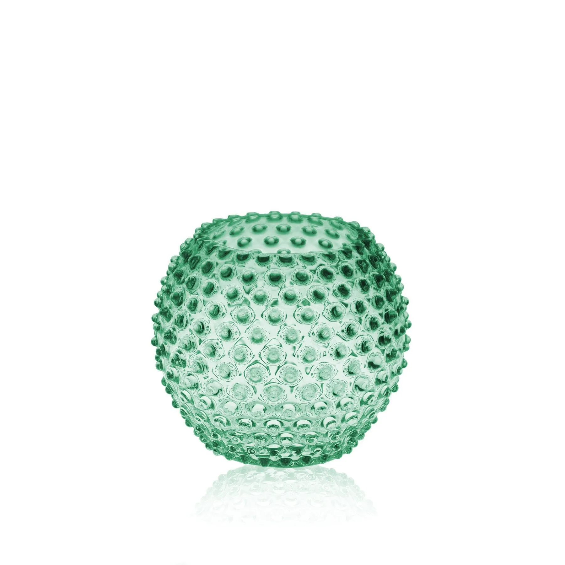 Anna Von Lipa Hobnail Globe vase 18 cm Beryl