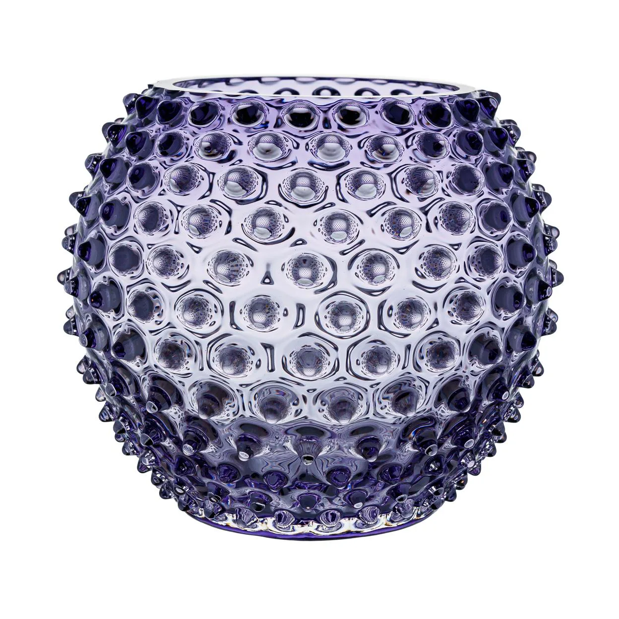 Anna Von Lipa Hobnail Globe vase 18 cm Indigo
