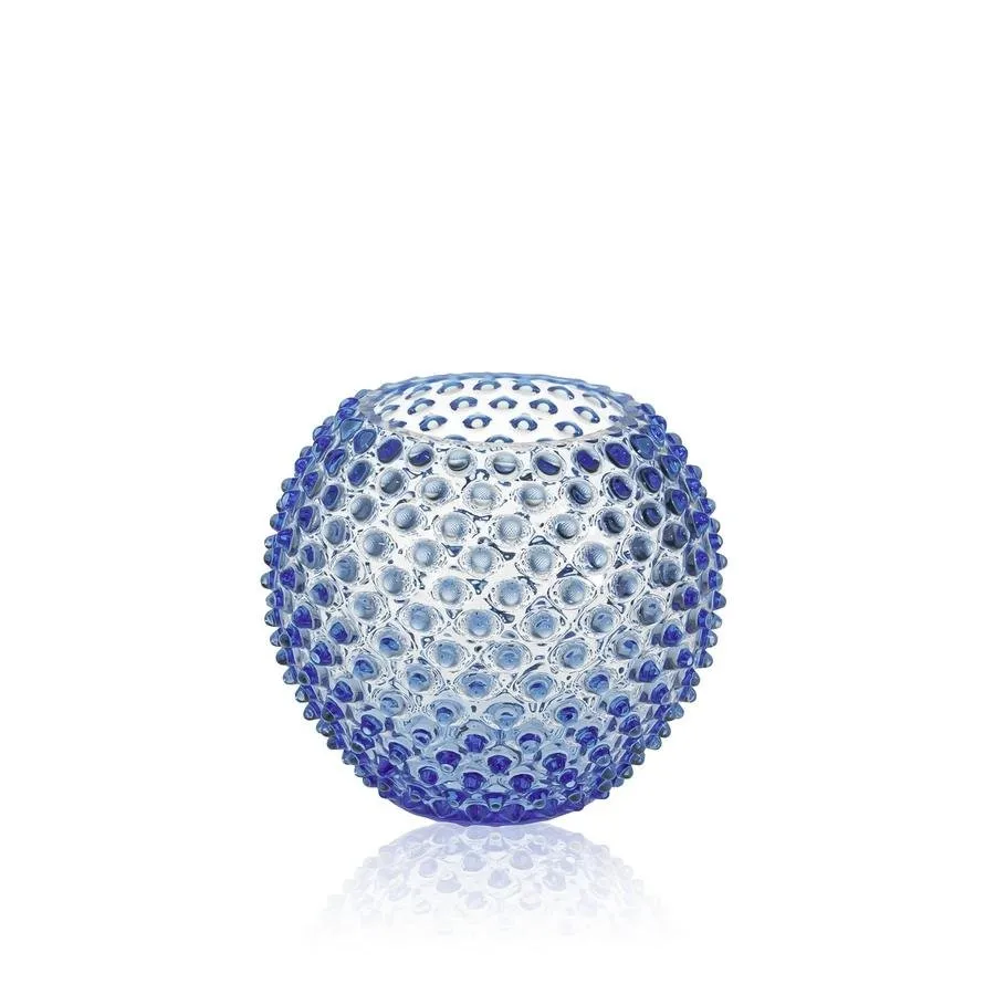 Anna Von Lipa Hobnail Globe vase 18 cm Light blue