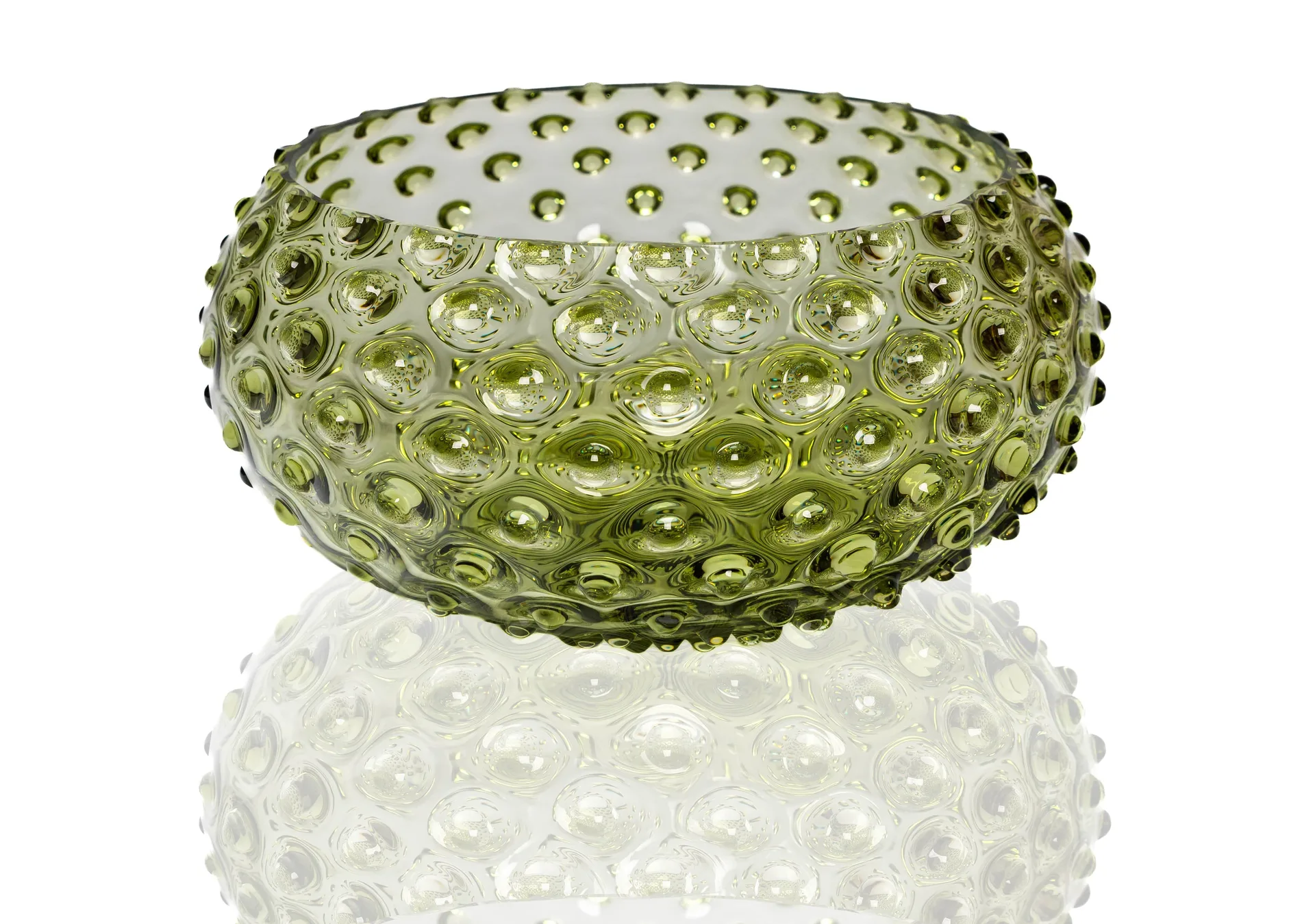 Anna Von Lipa Hobnail Tapas skål 23 cm Olivegreen
