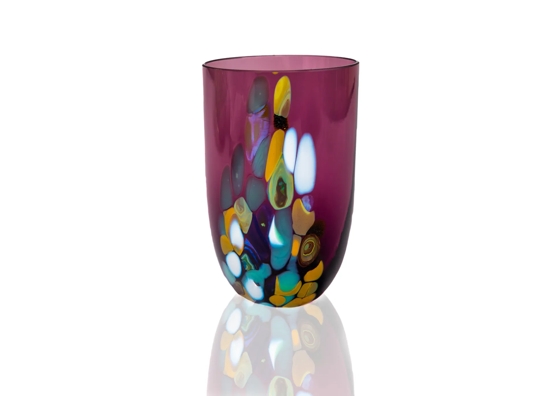 Anna Von Lipa Marble drikkeglas 30 cl Mulberry purple