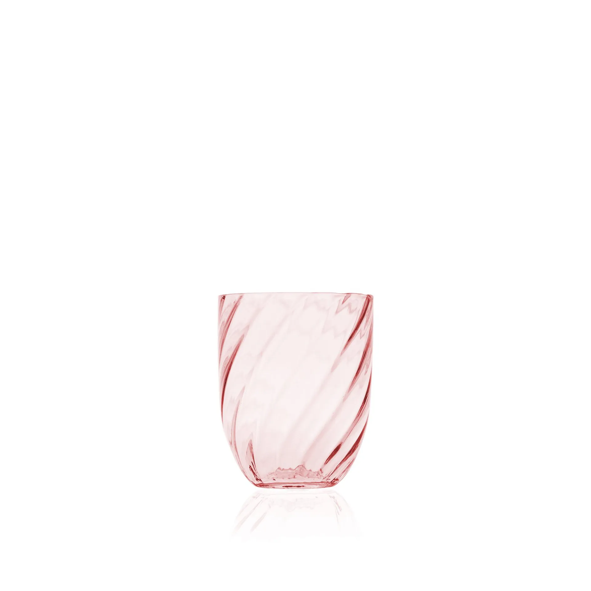 Anna Von Lipa Swirl drikkeglas 25 cl Lyserød