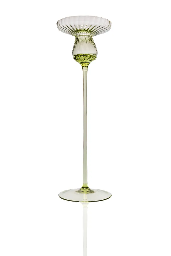 Tulipán ljusstake 25 cm, Olivegreen