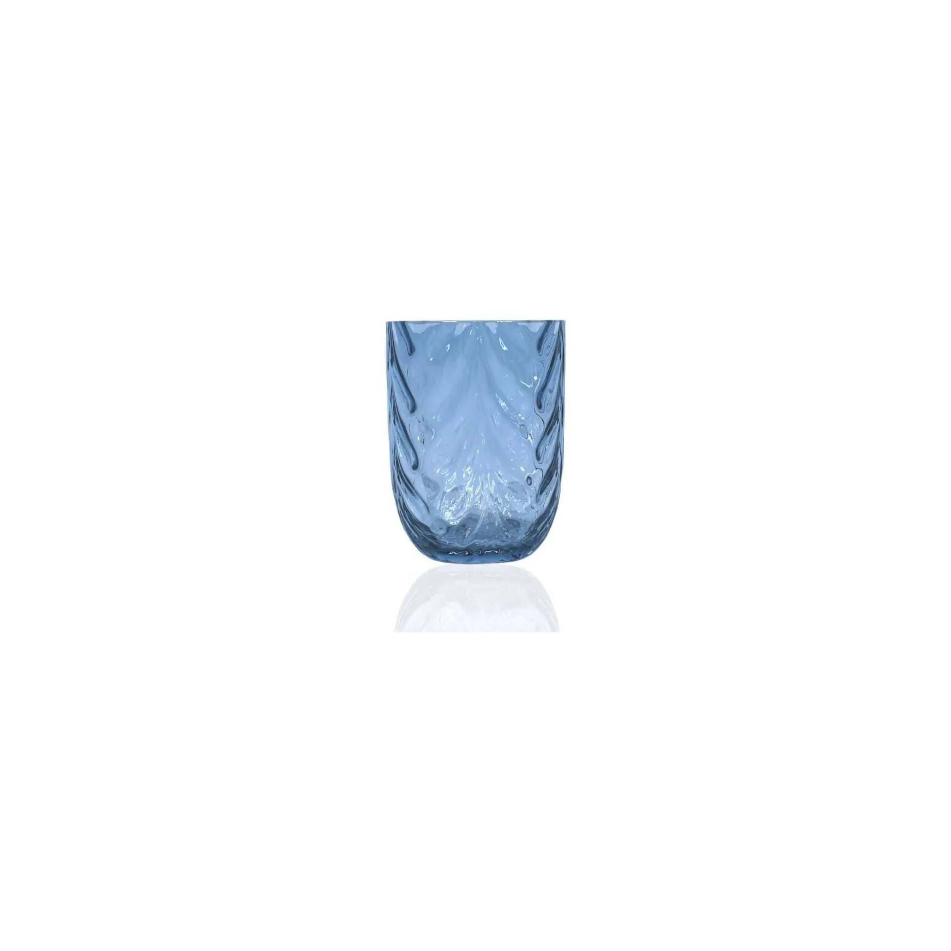 Anna Von Lipa Wave drikkeglas 25 cl Blue smoke