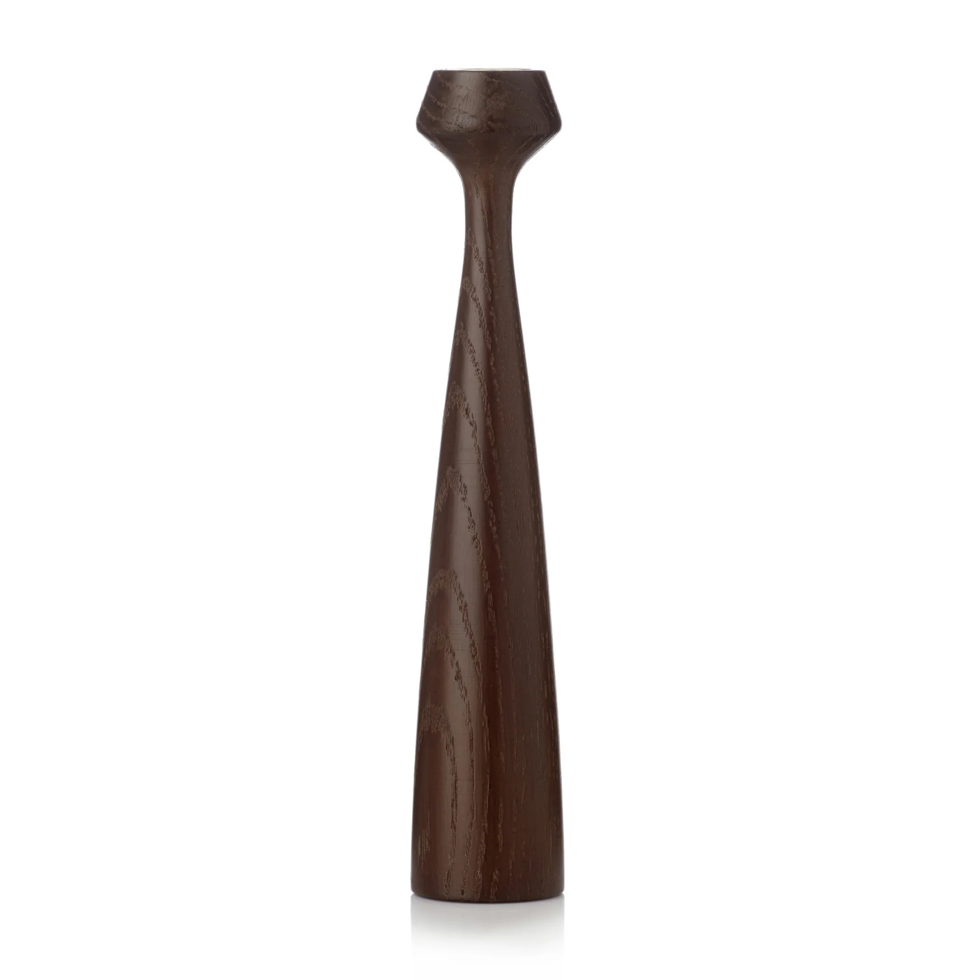 Applicata Blossom Lily lysestage 24,5 cm Smoked oak