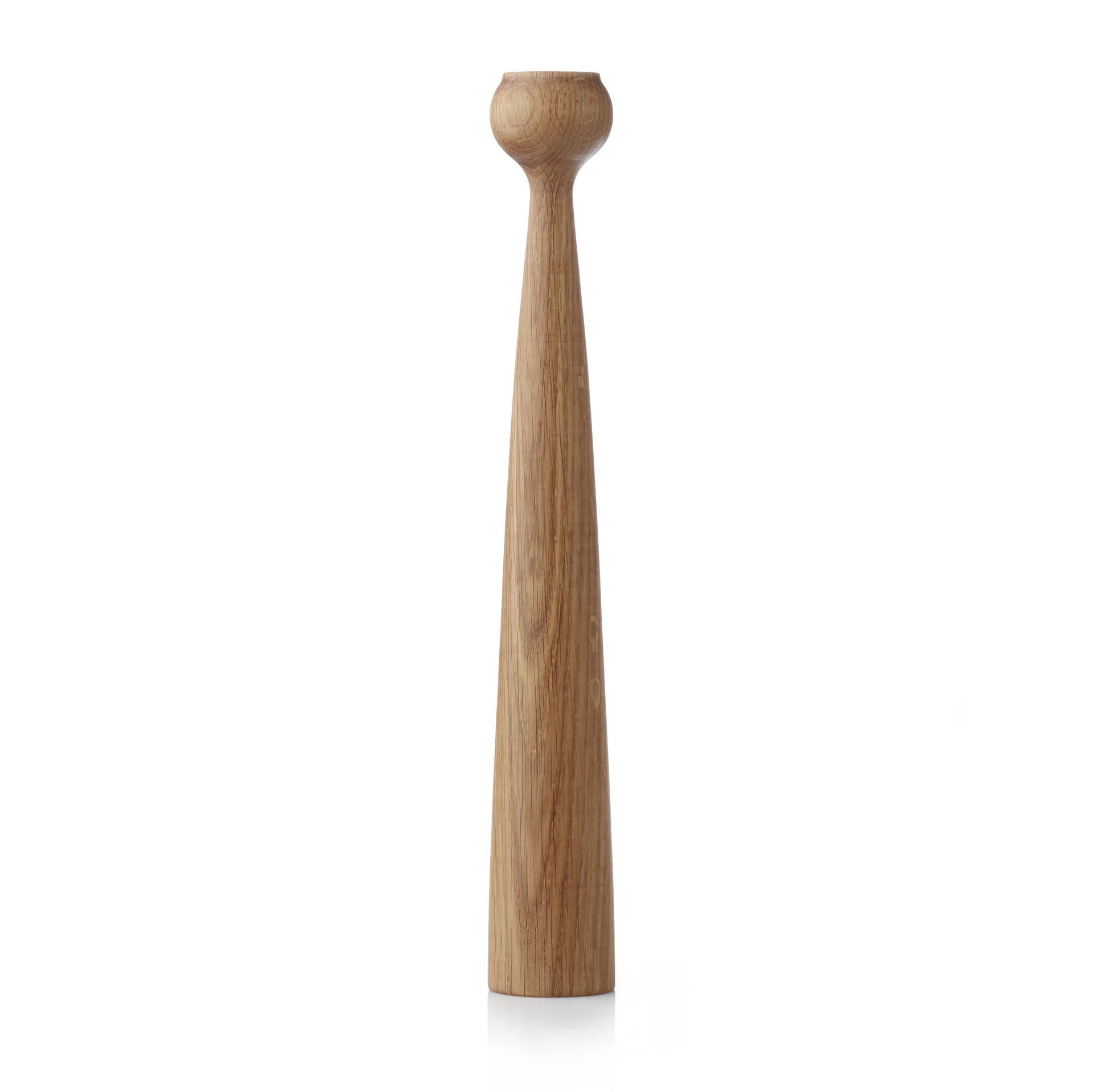 Applicata Blossom Tulip lysestage 33,5 cm Oiled oak