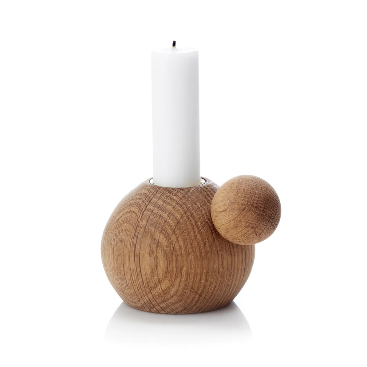 Applicata Bougeoir RoundNround Chêne huilé