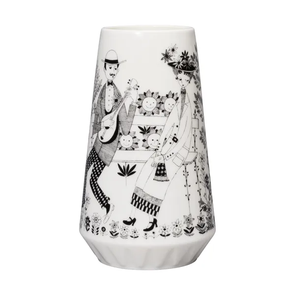 Emilia vas 19 cm, Svart