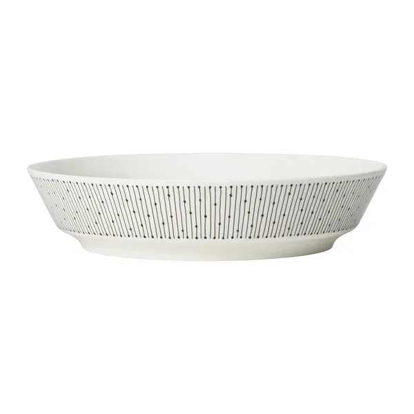 Mainio Sarastus djup tallrik Ø23 cm, Svart
