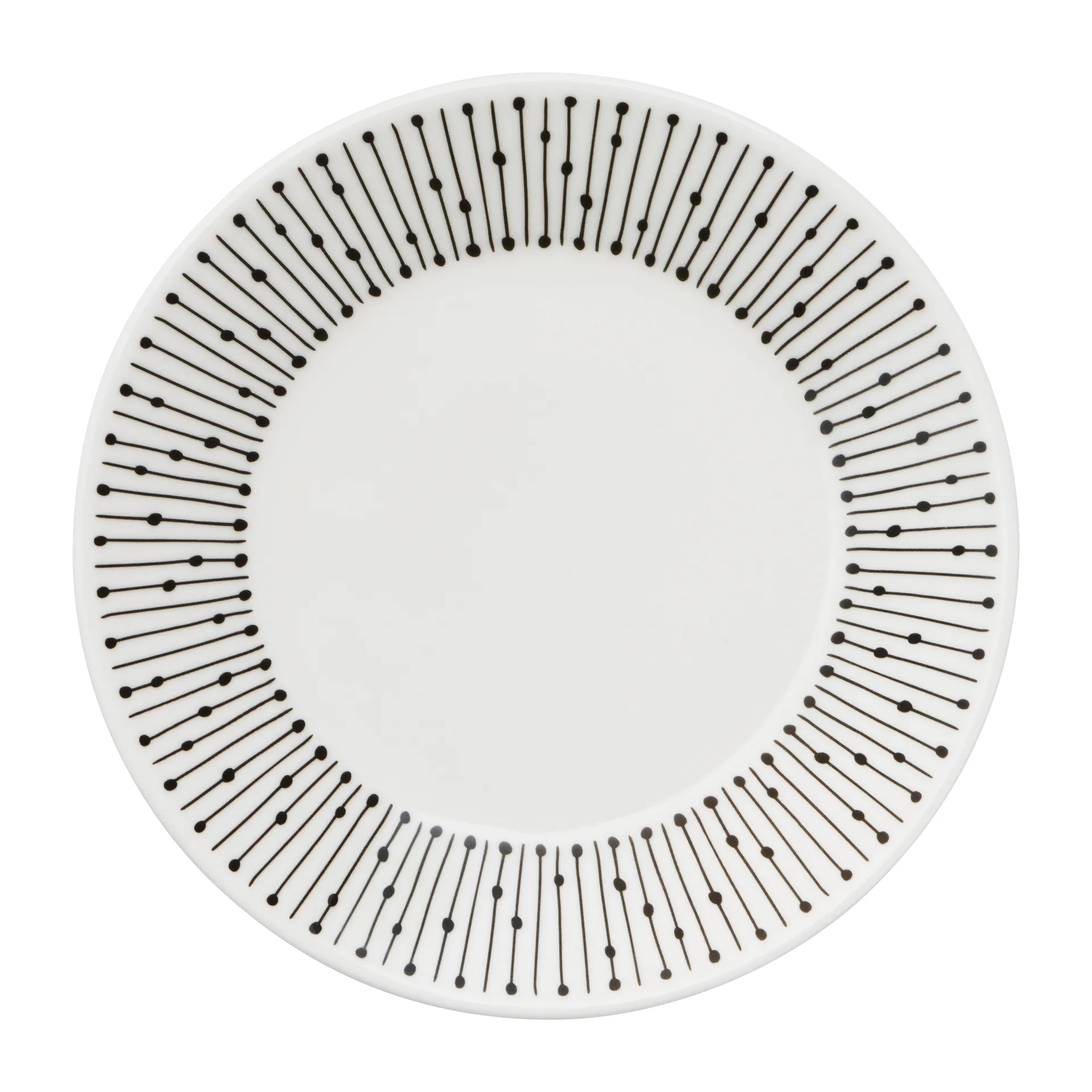 Arabia Mainio Sarastus fad Ø11,5 cm Sort/Hvid