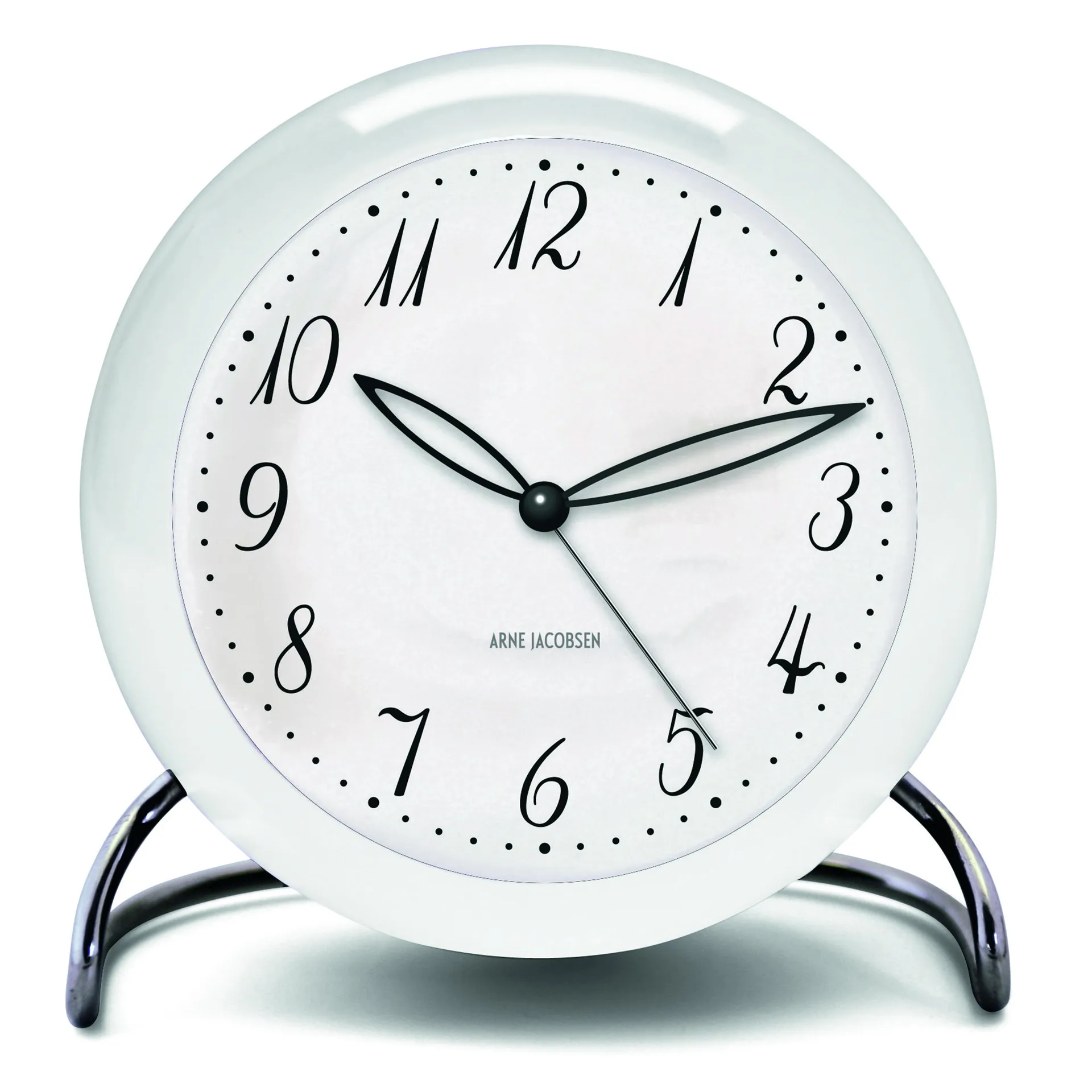 Arne Jacobsen Clocks Arne Jacobsen – LK bordur – Ø11 cm – Hvid