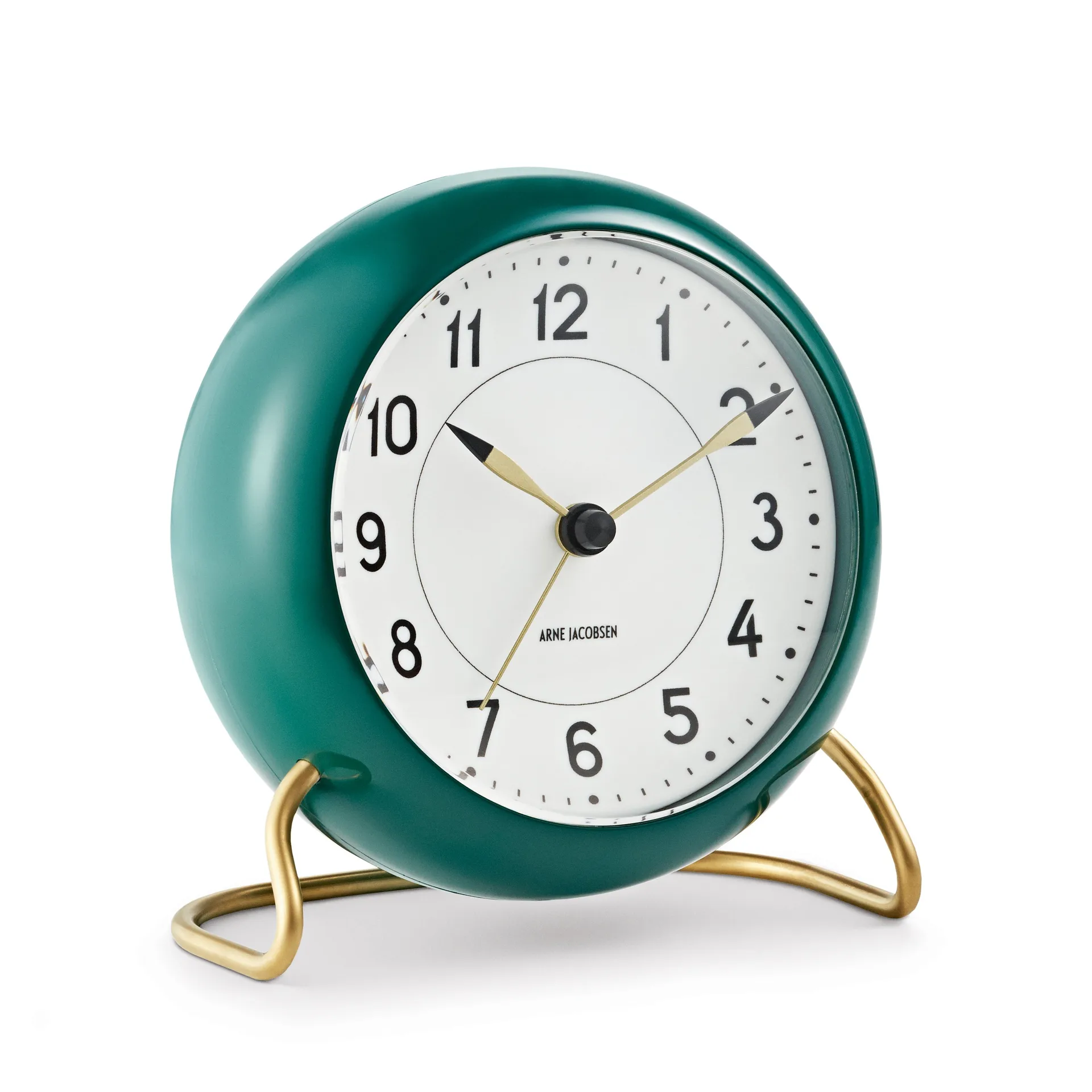 Arne Jacobsen - Arne Jacobsen Grøn Station bordur med alarm, Ø 11 cm